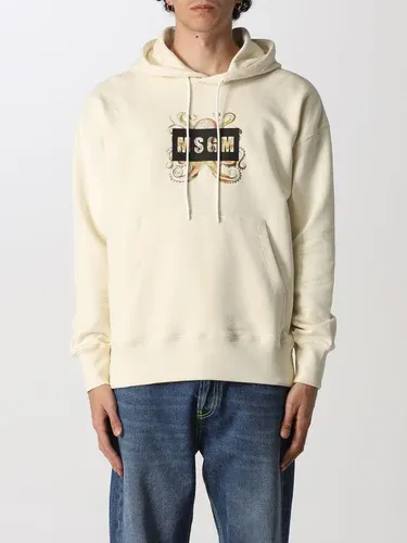 Felpa Msgm in cotone con logo (57709457) Felpa Msgm in cotone con logo (57709457)