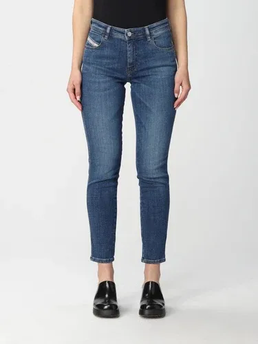 Jeans cropped Diesel in denim washed (57709494)