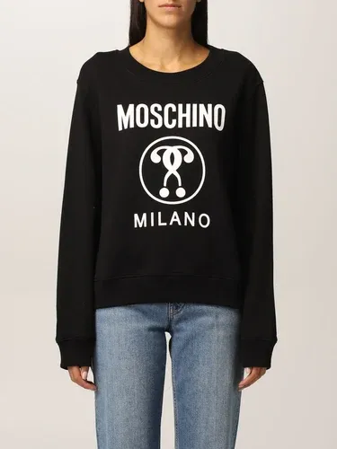 Felpa Double Question Mark Moschino Couture in cotone (57778653)