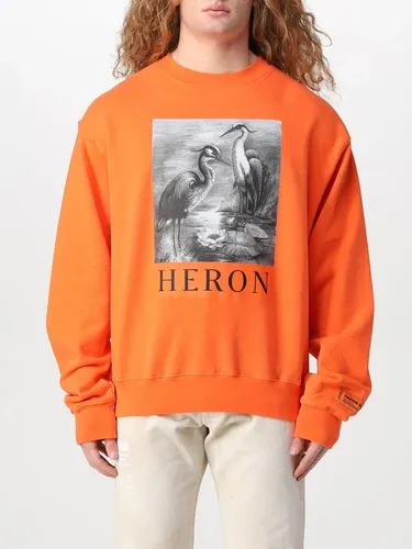 Felpa heron Preston in cotone con stampa (57898422)