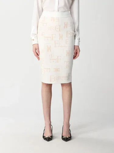 Gonna a tubino Elisabetta Franchi con logo all over (57779241) Gonna a tubino Elisabetta Franchi con logo all over (57779241)