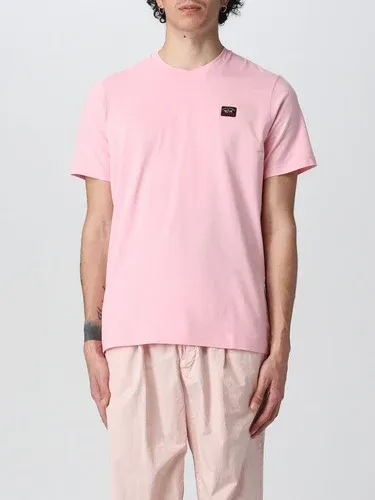 T-shirt Paul & Shark in cotone con patch logo (57779345) T-shirt Paul & Shark in cotone con patch logo (57779345)