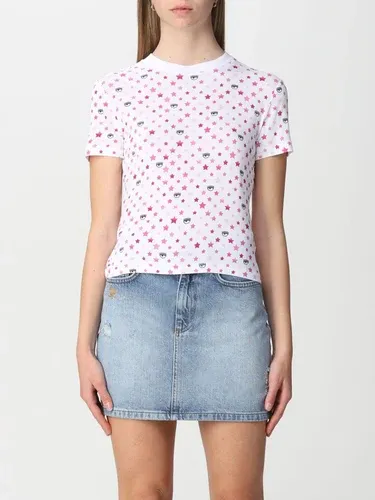 T-shirt Chiara Ferragni con stampa Logomania (57779762)