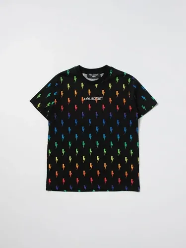 T-shirt Neil Barrett con stampa fulmini multicolor (101261043)