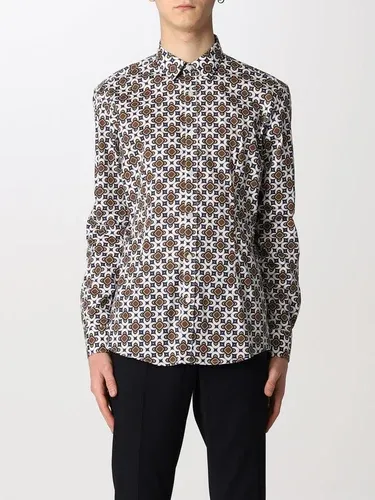 Camicia Daniele Alessandrini stampa geometrica (57780473)