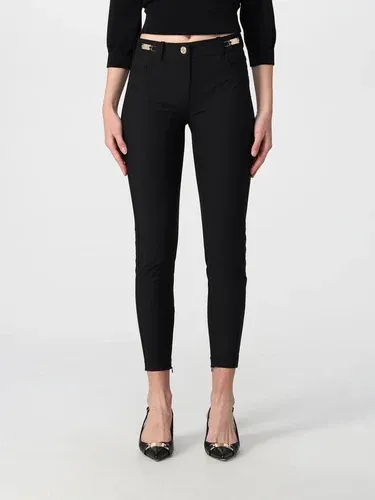 Pantalone cropped Elisabetta Franchi con morsetti (57791751)