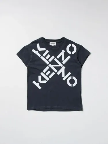 T-shirt Kenzo Junior in cotone con logo (57832312)