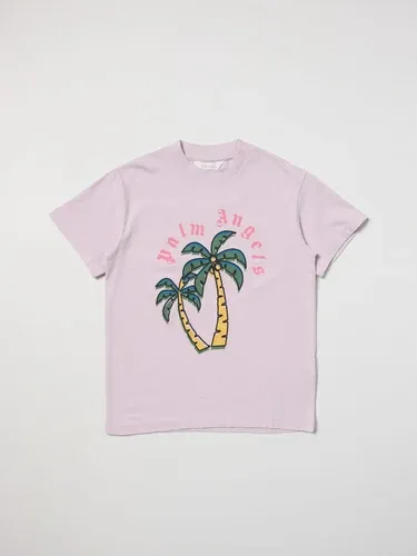 T-shirt Palm Angels con stampa palma (57832536)