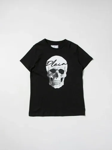 T-shirt Philipp Plein in cotone con stampa teschio (57832596)