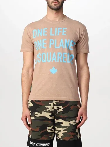 T-shirt One Life One Planet Dsquared2 con stampa (57898081)