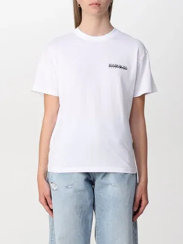 T-shirt basic Napapijri con stampa e logo (57898480)