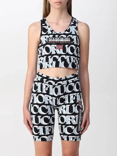 Top cropped Napapijri x Fiorucci stampato (57898461)