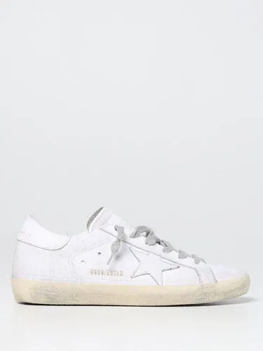 Sneakers Super-Star classic Golden Goose in tela usured (57926494)