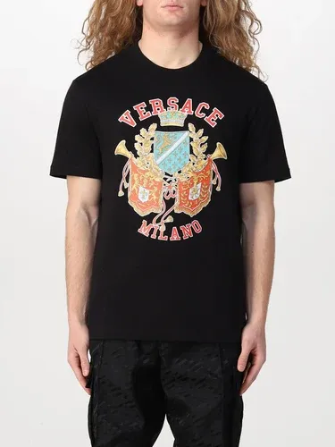 T-shirt Versace in cotone con logo (57926929)