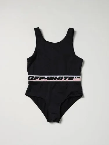 Costume intero Off White con banda logata (58075423)