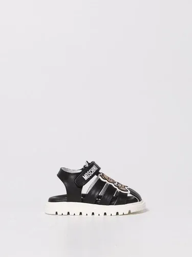 Sandalo Moschino Baby in pelle con Teddy (58076030) Sandalo Moschino Baby in pelle con Teddy (58076030)