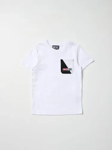 T-shirt Diesel in cotone con logo (58095048)