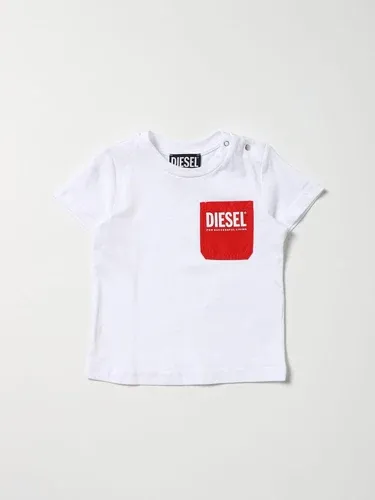 T-shirt Diesel con tasca a toppa (101253417)