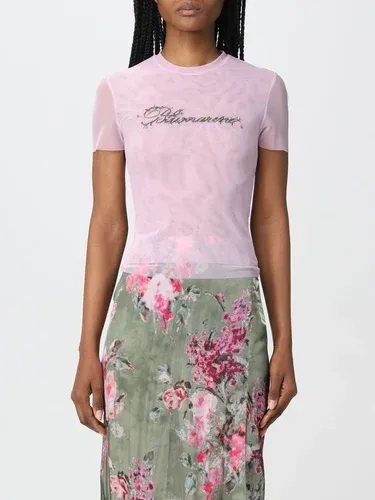 Top semitrasparente Blumarine con logo (58095578)
