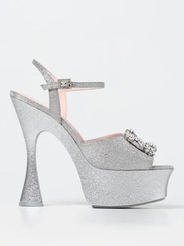 Sandalo con tacco Roger Vivier glitter (101254336) Sandalo con tacco Roger Vivier glitter (101254336)