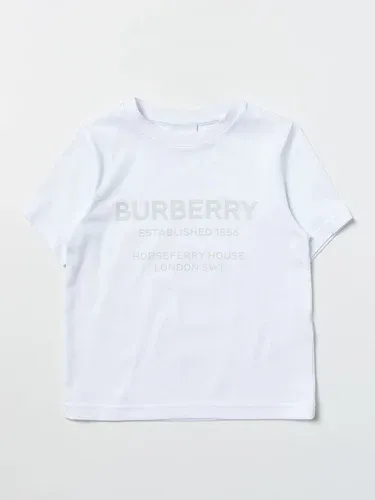 T-shirt Burberry in cotone con stampa logo (101265309)