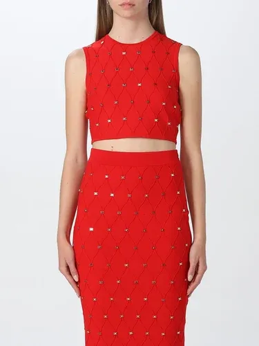 Top cropped Elisabetta franchi con logo all over (101255606) Top cropped Elisabetta franchi con logo all over (101255606)