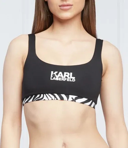 Karl Lagerfeld pezzo di sopra del bikini zebra (101336965)