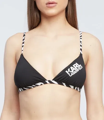 Karl Lagerfeld pezzo di sopra del bikini zebra (101336971)