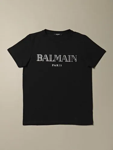 T-shirt Balmain in cotone con logo (38914446)