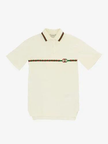 Abito Gucci a polo con logo GG bicolor (41035496)