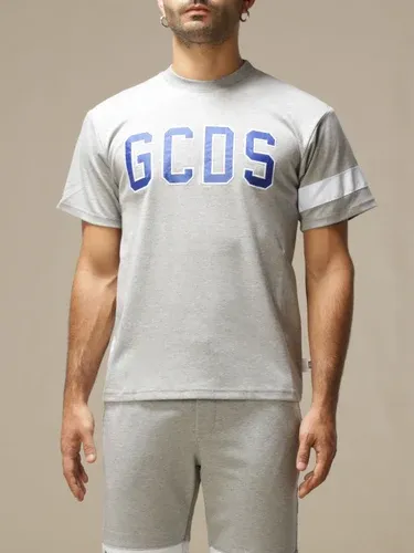 T-shirt GCDS in cotone con logo e banda (41670123) T-shirt GCDS in cotone con logo e banda (41670123)