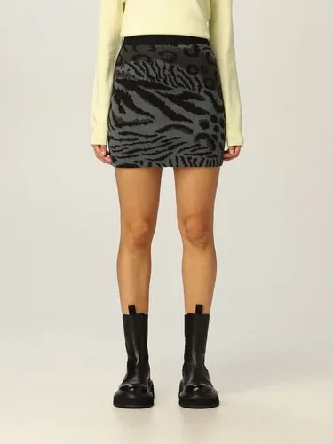 Gonna mini Kenzo in lana e cotone animalier (51097149) Gonna mini Kenzo in lana e cotone animalier (51097149)