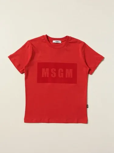 T-shirt Msgm Kids in cotone con logo (51156858)