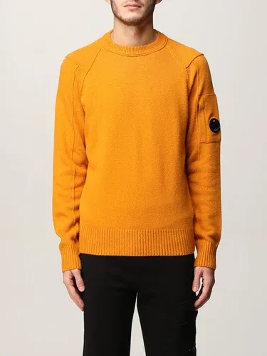 Maglia C.P. Company in lana con lente logata (52658161)