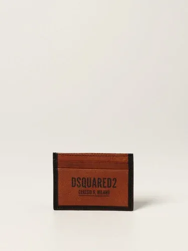 Porta carte di credito Dsquared2 in pelle con logo (53053375) Porta carte di credito Dsquared2 in pelle con logo (53053375)