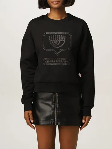 Felpa Chiara Ferragni con logo Eyelike (54140989) Felpa Chiara Ferragni con logo Eyelike (54140989)