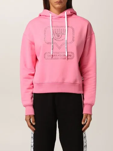 Felpa Chiara Ferragni in cotone con logo Eyelike (56312573)