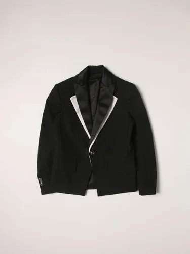 Giacca a monopetto Balmain con dettaglio a contrasto (56615601)