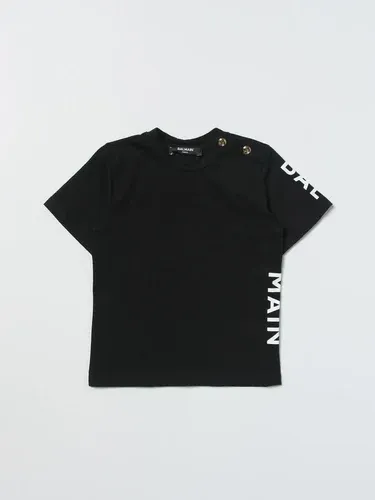 T-shirt Balmain in cotone con logo (58075683)