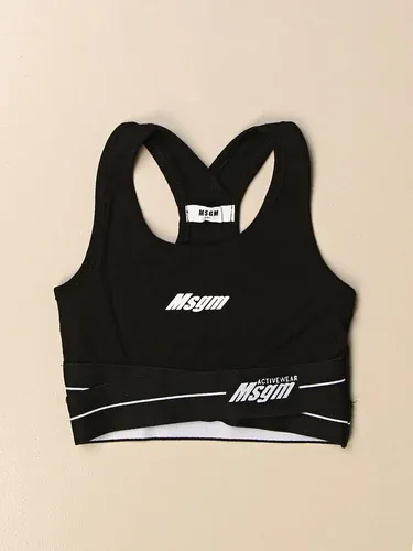 Msgm Kids Top cropped Msgm Kid con logo (48639672) Msgm Kids Top cropped Msgm Kid con logo (48639672)