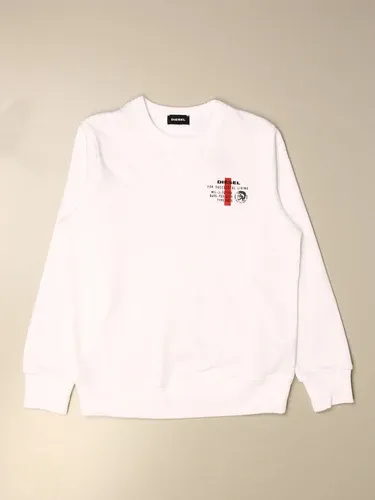 Felpa a girocollo Diesel in cotone con logo (45906821)