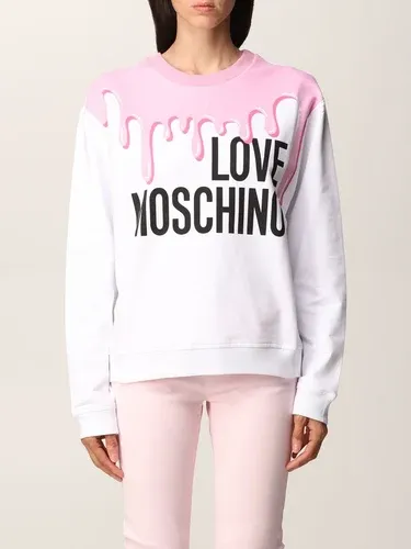 Felpa Love Moschino con stampa (49595541)