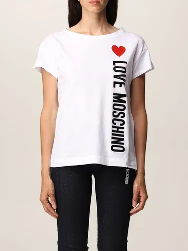 T-shirt Love Moschino con logo (103515791)