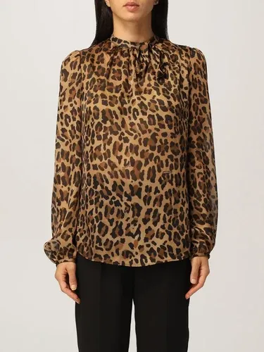 Blusa Dsquared2 con stampa animalier (51478789)