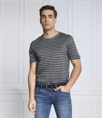 BOSS t-shirt tiburt 301 | regular fit | con l'aggiunta di lino (101339371)