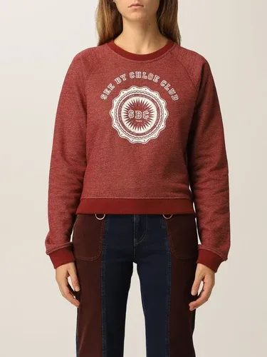 Felpa See By Chloé in cotone con logo (53667397)