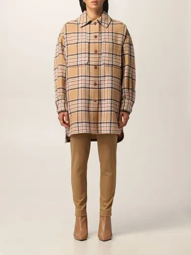 Cappotto See By Chloé in misto lana check (54003948)