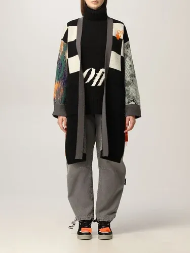 Cardigan Off White in lana (54044229)
