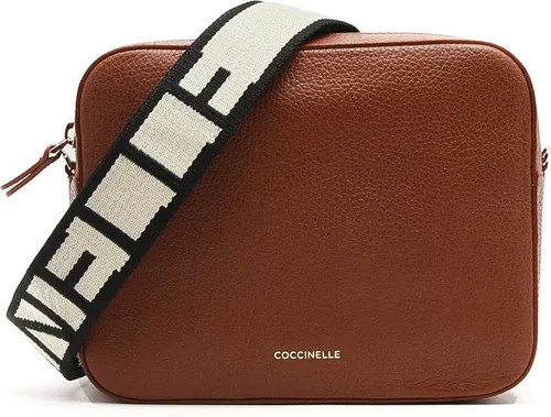 Coccinelle di pelle borsa messenger (101341299)