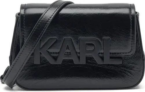 Karl Lagerfeld di pelle marsupio/borsa messenger k/letters crossbody (101330047)